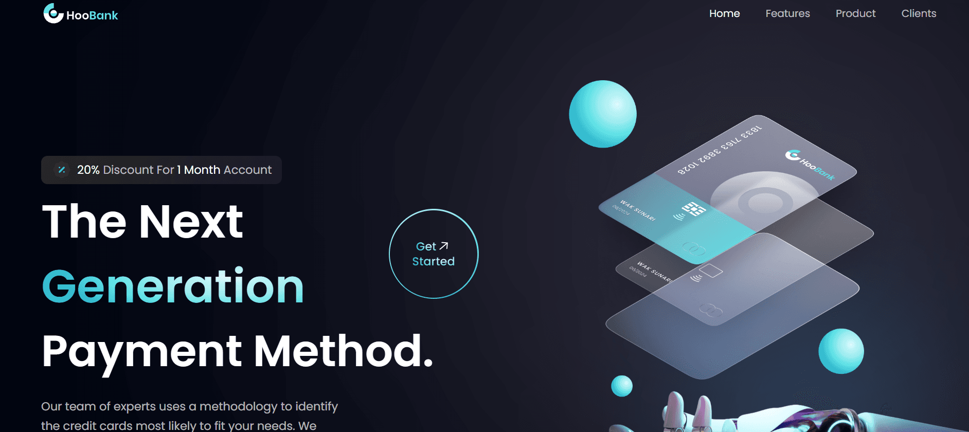 Mordern UI/UX business Landing Page